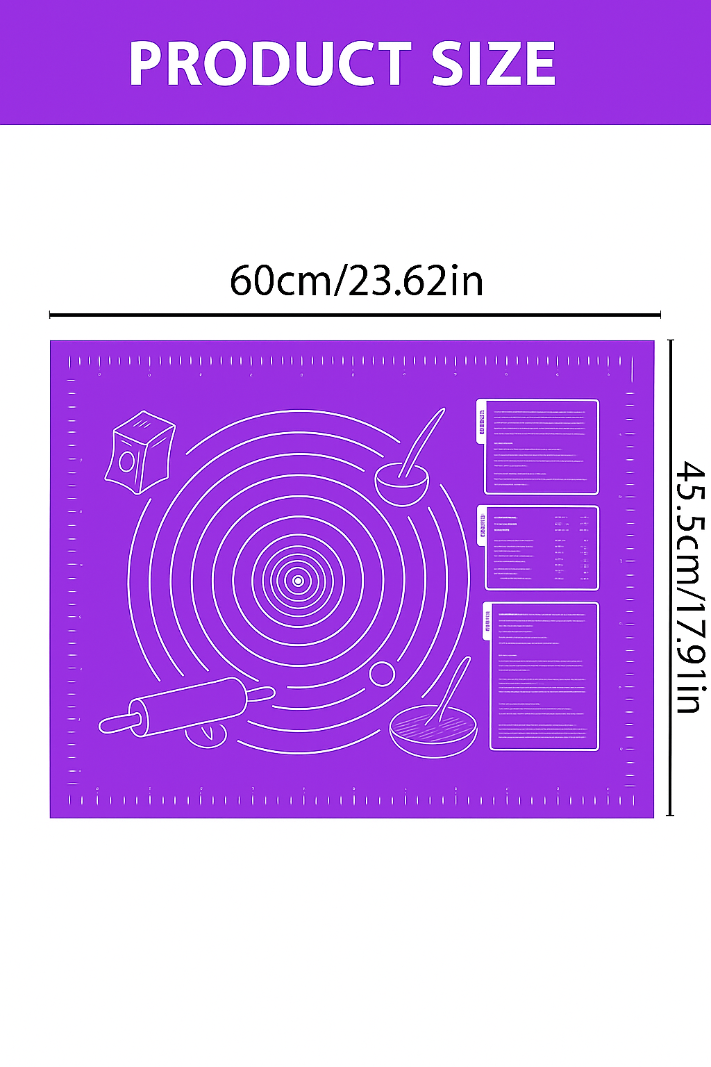 1pc Non-Stick EVA Material, Easy Kneeding Mat