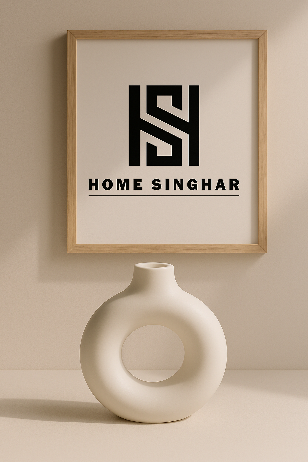 Modern Nordic Style Donut Vase