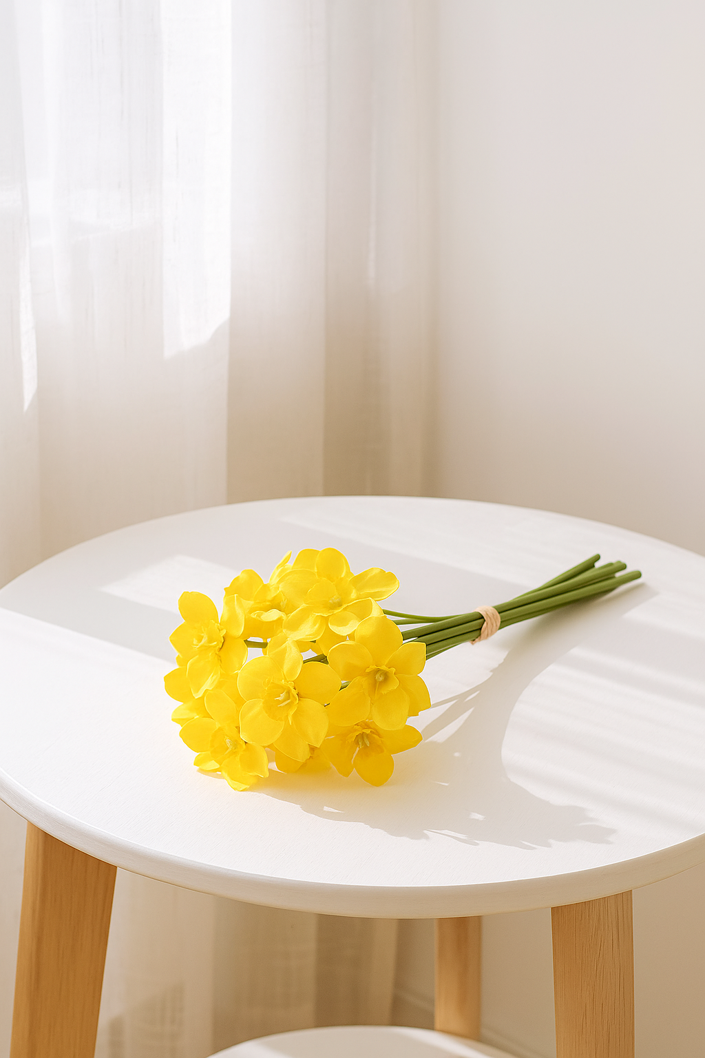 6 pcs Artificial Daffodil Flower Arrangement