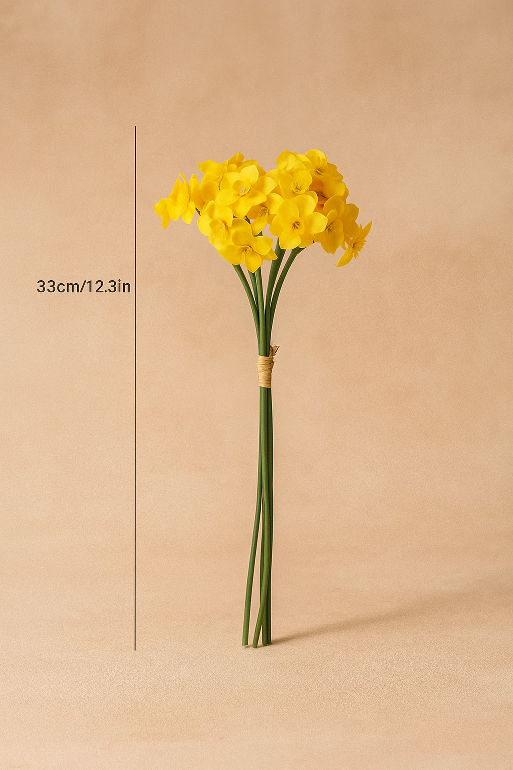6 pcs Artificial Daffodil Flower Arrangement