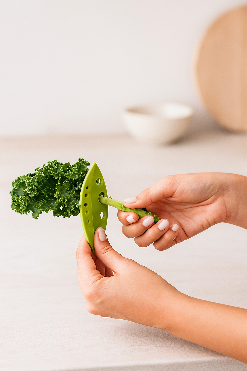 1pc Leaf Stripper, Kitchen Vegetable Leaf Stripper