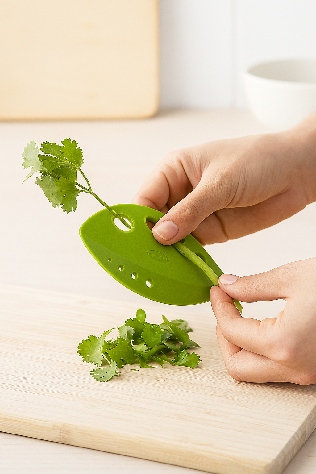 1pc Leaf Stripper, Kitchen Vegetable Leaf Stripper