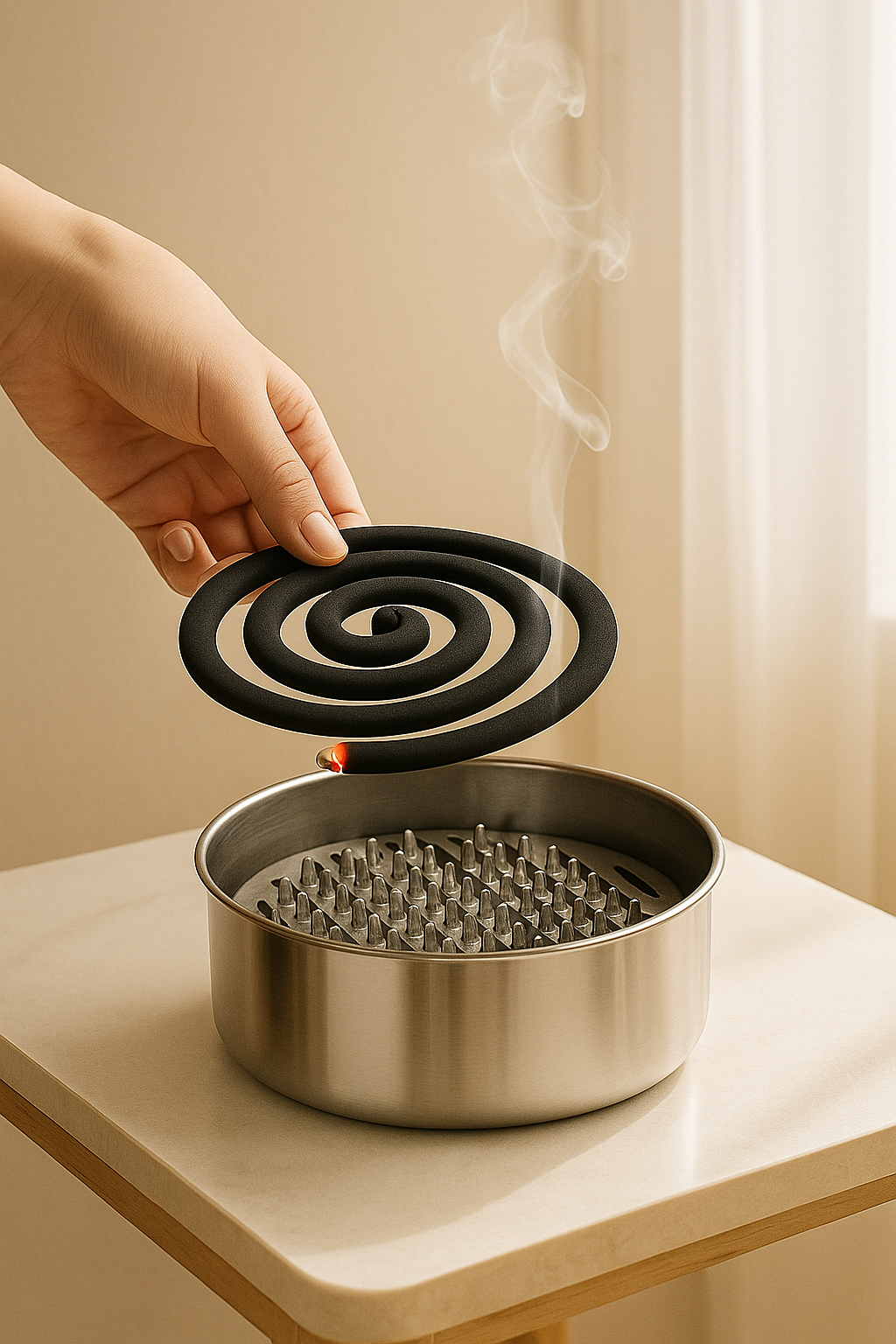 Stainless Steel Mosquito Coil Holder
