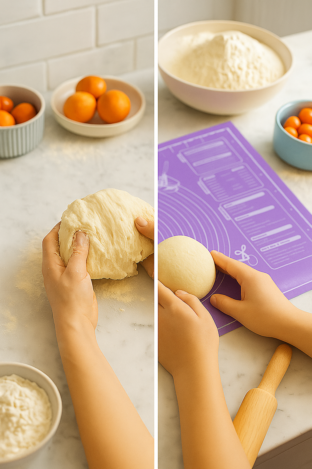 1pc Non-Stick EVA Material, Easy Kneeding Mat