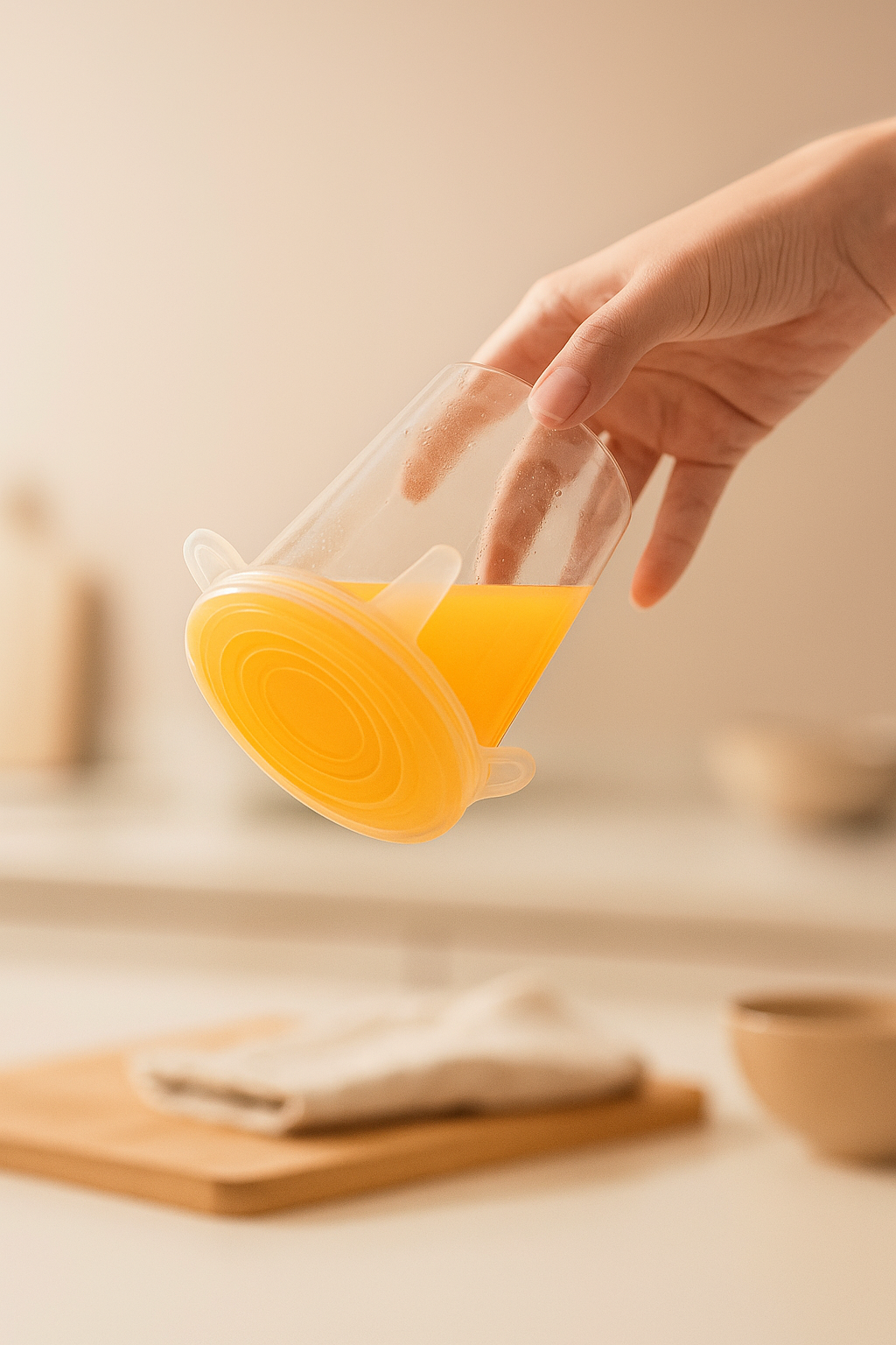 6pcs Silicon Stretch Lids for Kitchen