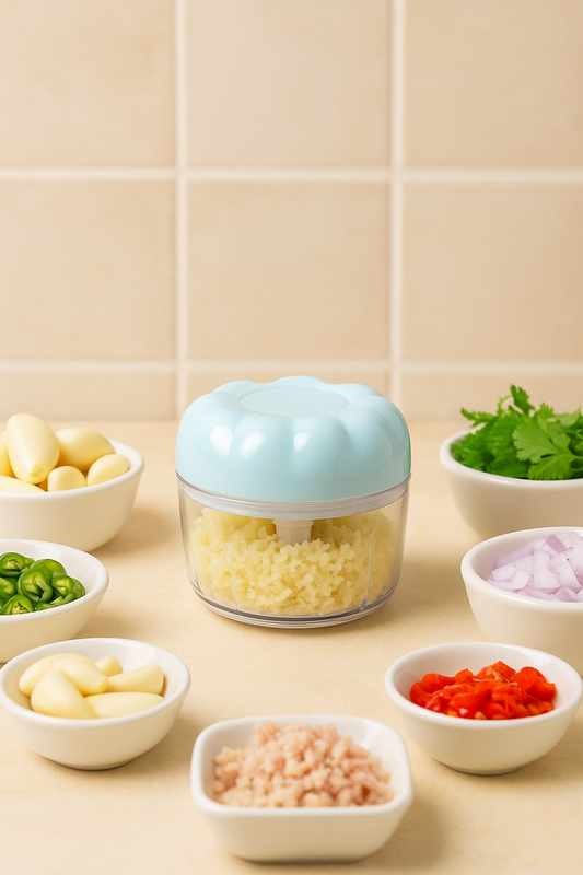 1pc Multifunctional Manual Garlic Grinder and Meat Chopper
