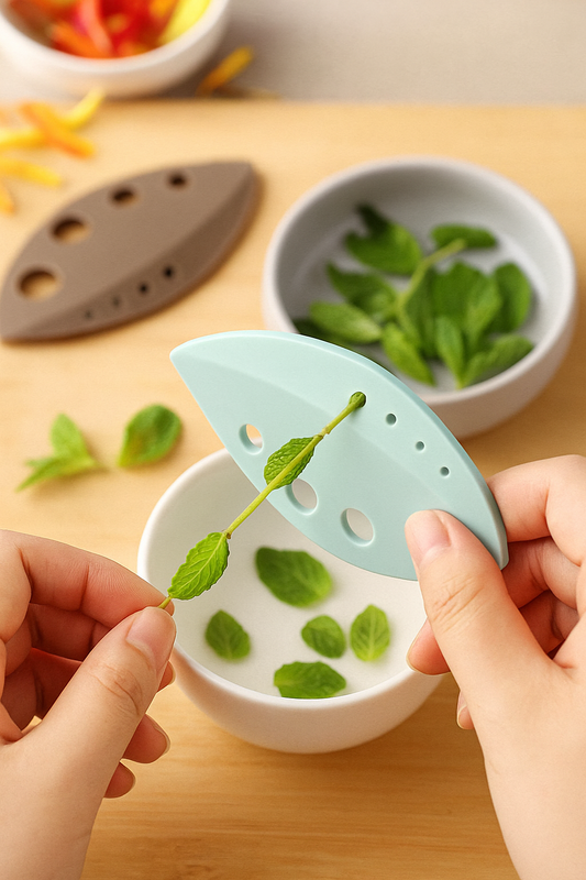 1pc Leaf Stripper, Kitchen Vegetable Leaf Stripper
