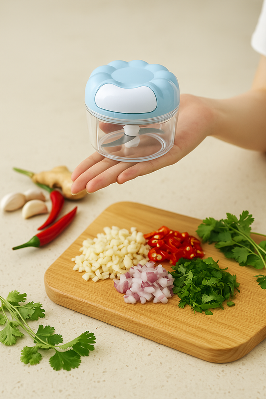 1pc Multifunctional Manual Garlic Grinder and Meat Chopper